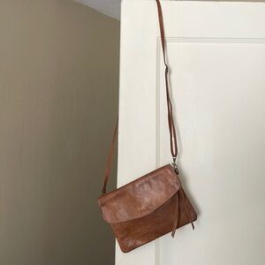 Brown Leather Crossbody Purse